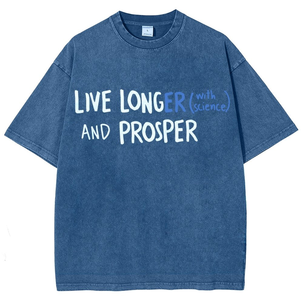 Live long and prosper Vintage Distressed T-shirt