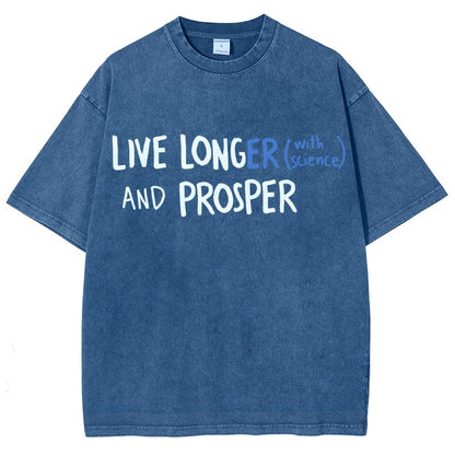 Live long and prosper Vintage Distressed T-shirt
