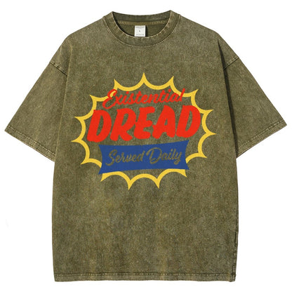 Existential Dread Vintage Distressed T-shirt