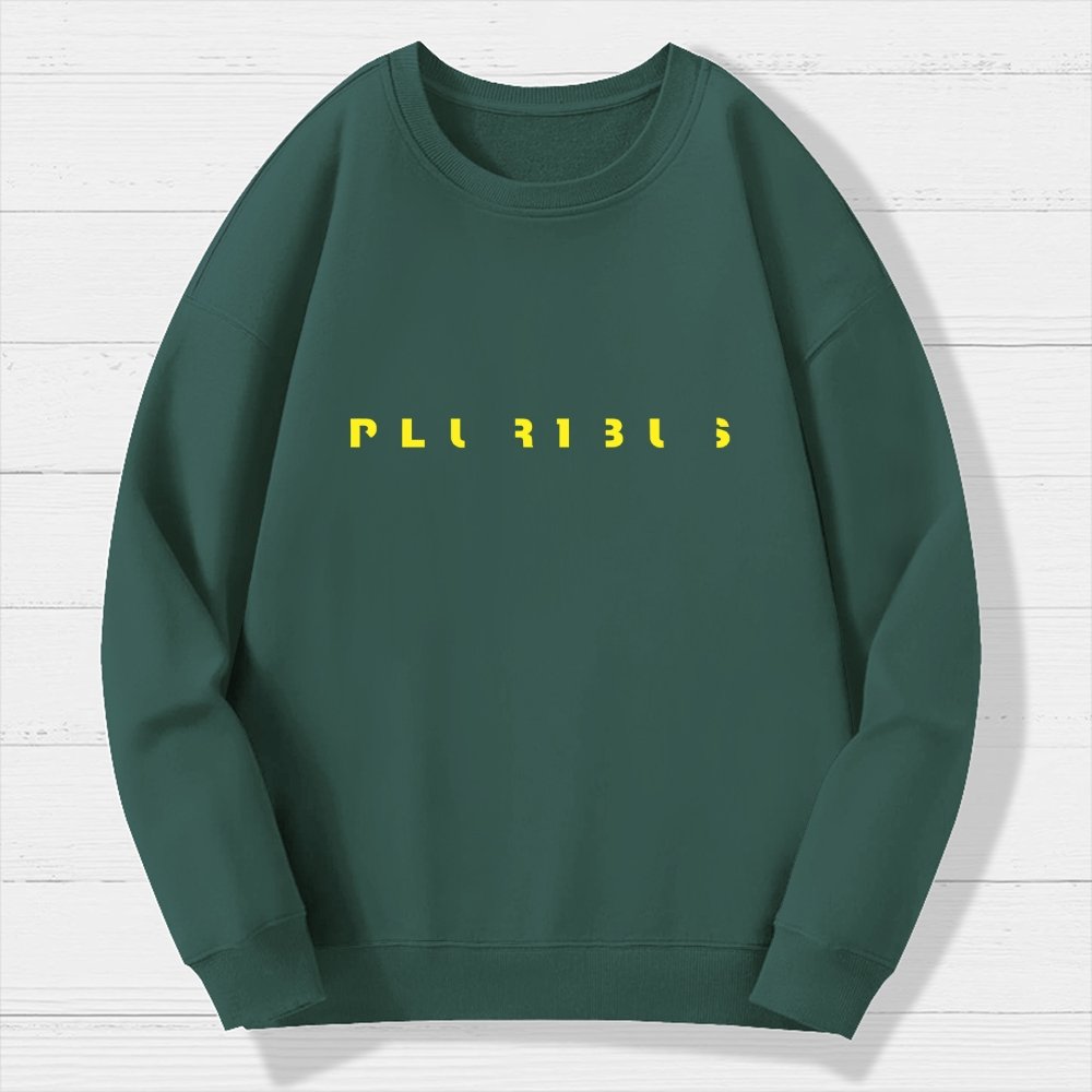 Pluribus Extraterrestrial Minimal Geek Cotton Sweatshirt