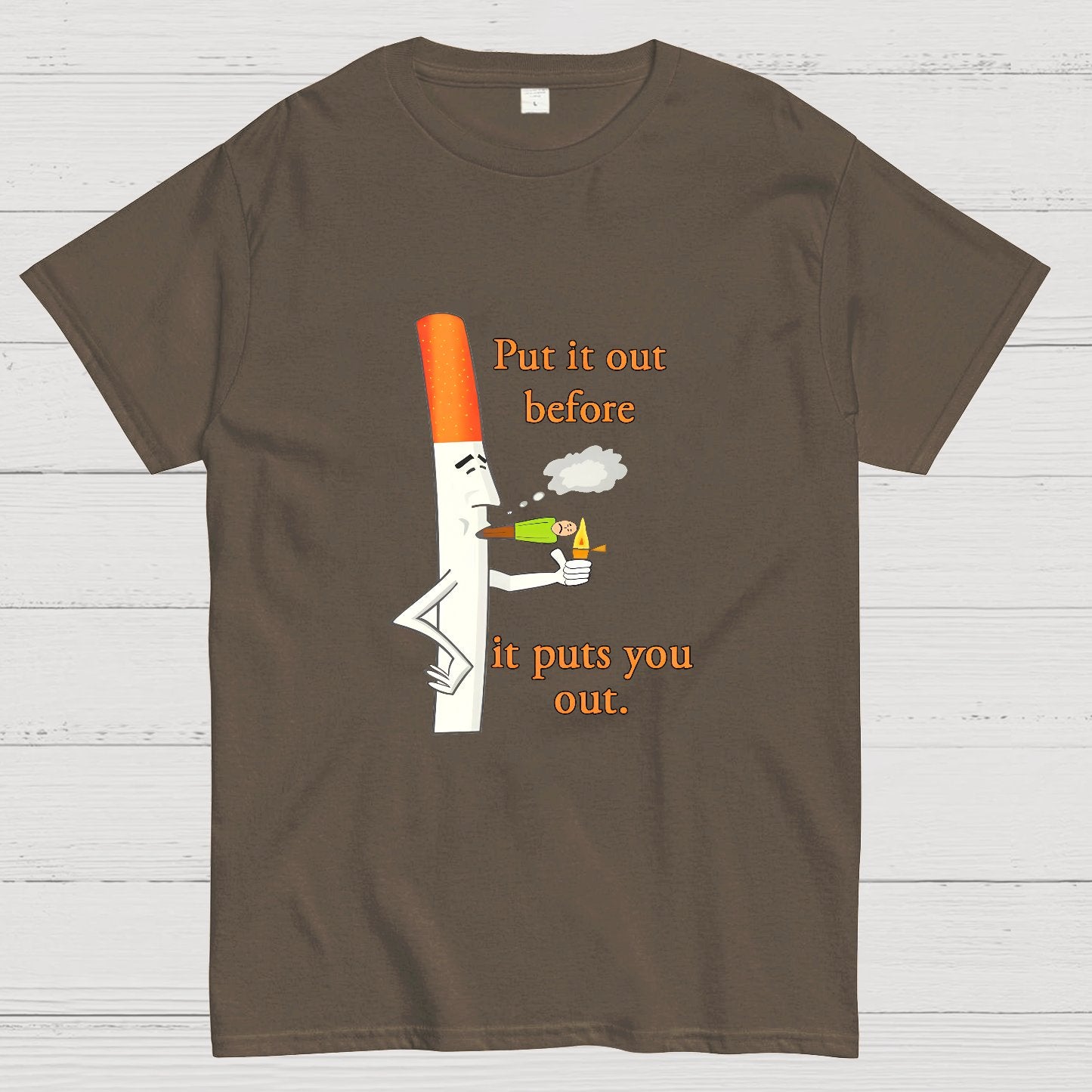 Put It Out Before It Puts You Out Geeky T-Shirt