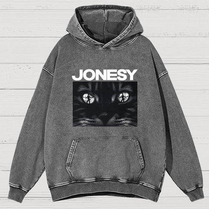 Cosmic Kitty  Vintage Distressed Hoodie