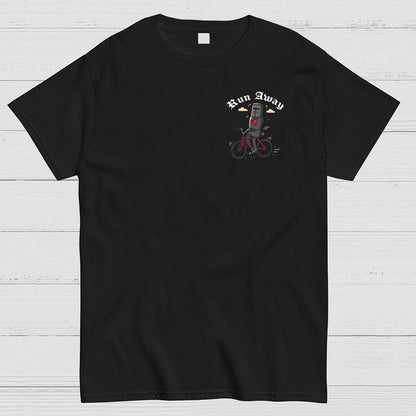 Run Away Front And Back Printing Geek T-Shirt