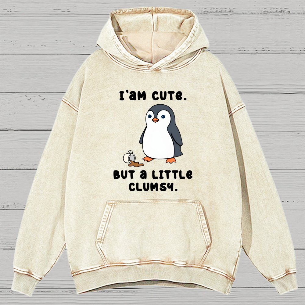 Little Clumsy Vintage Distressed Hoodie