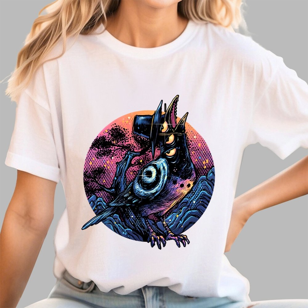Crow from the underworld Unisex Geek T-Shirt