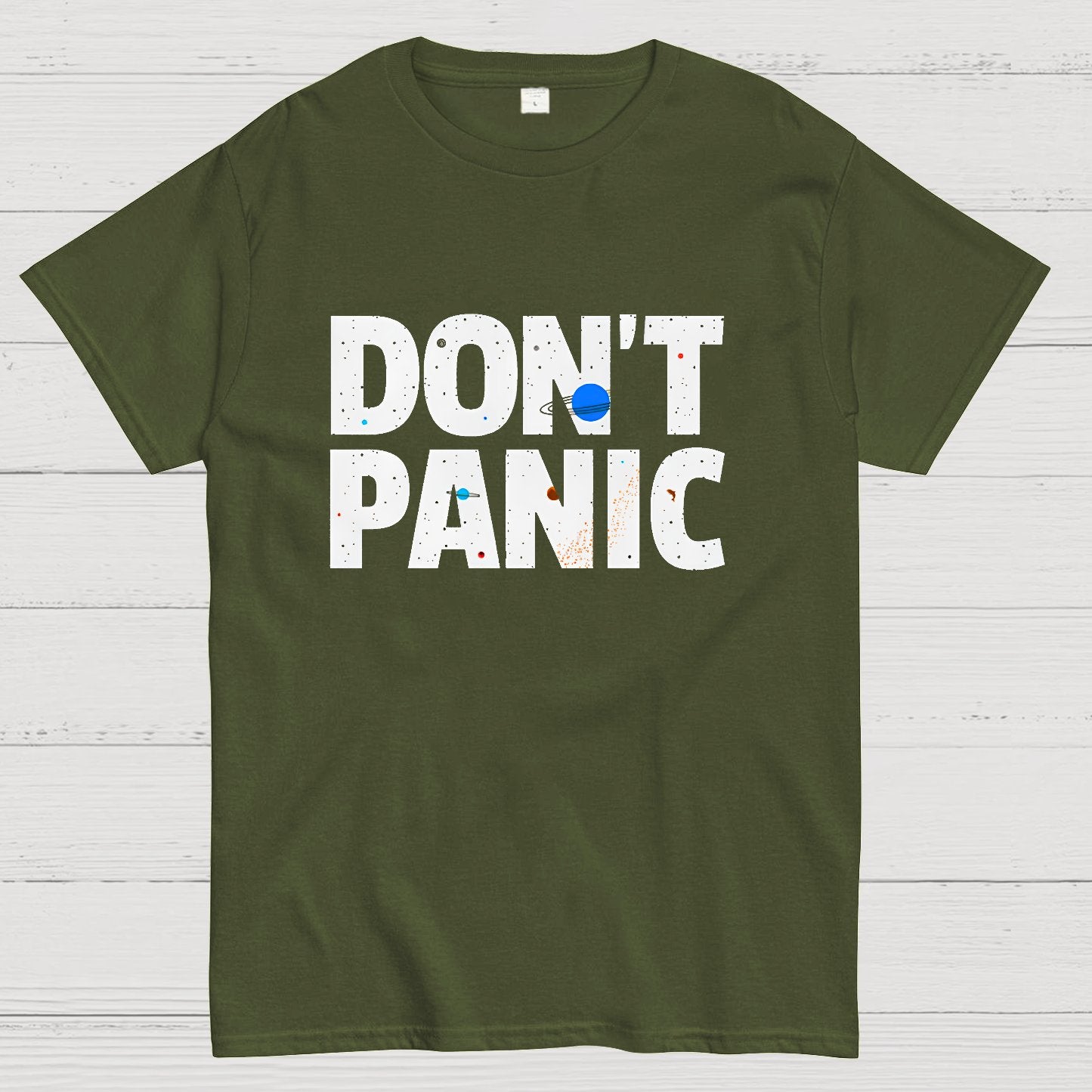 Don't Panic Geeky T-Shirt