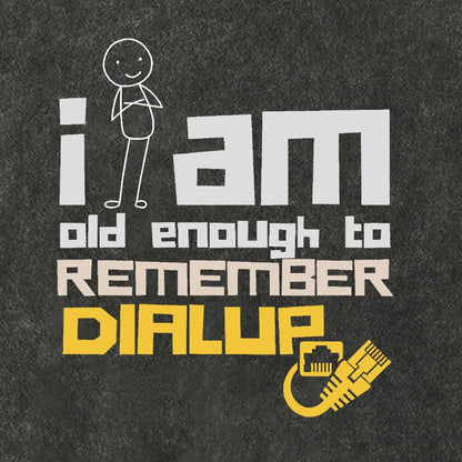 Dialup Internet Vintage Distressed T-shirt