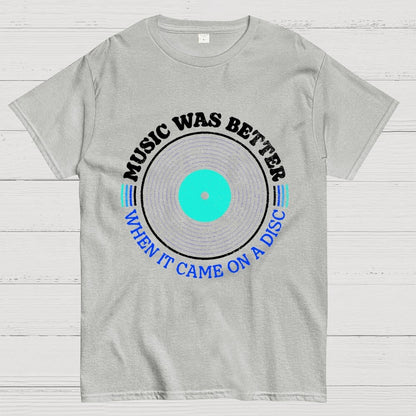 Music Was Better on a Disc Unisex Geek T-Shirt
