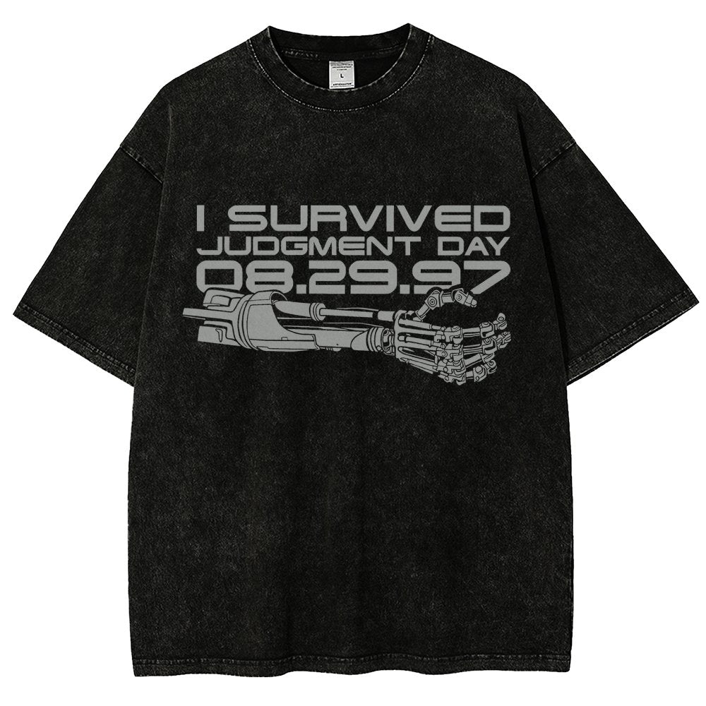 Judgment Day Survivor Vintage Distressed T-shirt