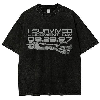 Judgment Day Survivor Vintage Distressed T-shirt