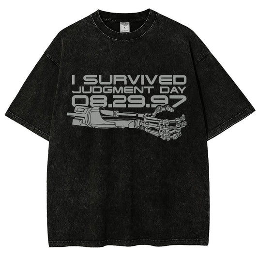Judgment Day Survivor Vintage Distressed T-shirt