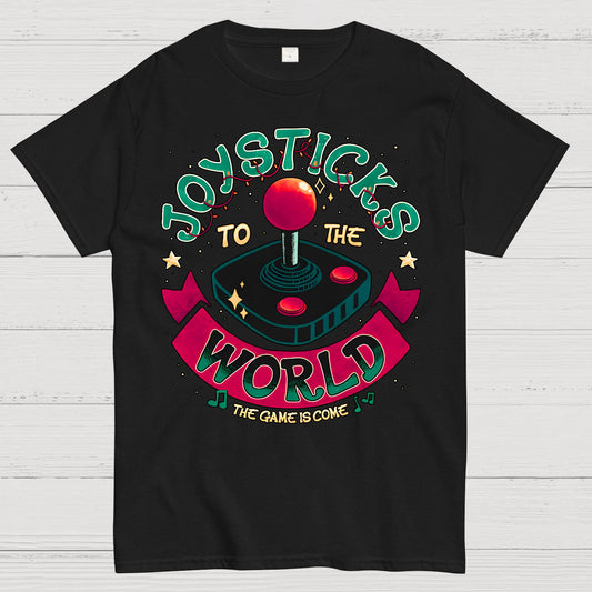Joysticks To The World Geek T-Shirt