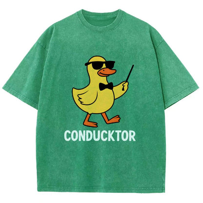 Conducktor Vintage Distressed T-shirt