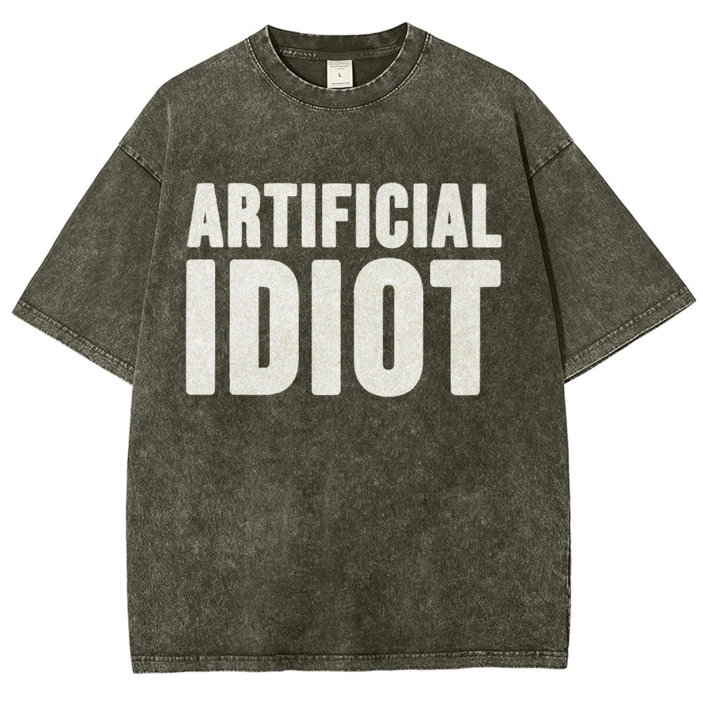 Artificial Idiot Vintage Distressed T-shirt