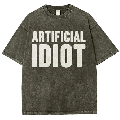 Artificial Idiot Vintage Distressed T-shirt