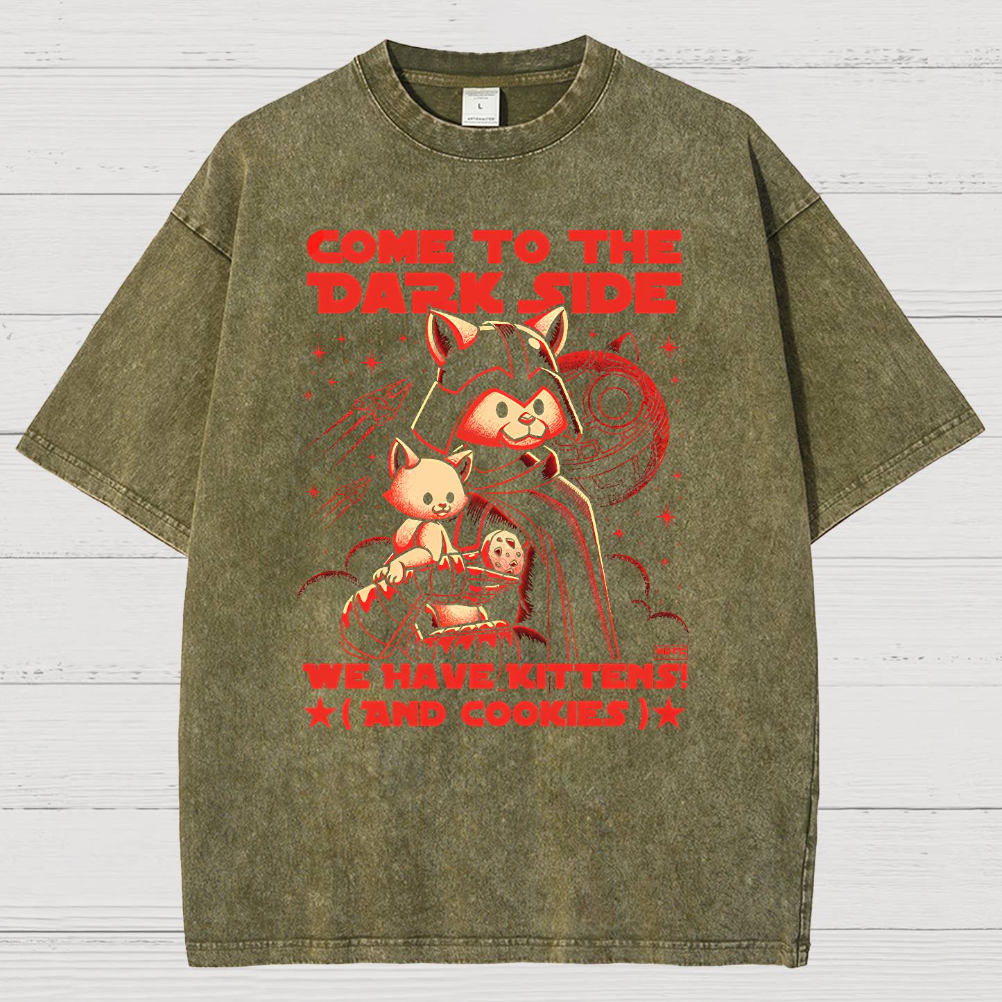 We Have Kittens and Cookies. Funny Vintage Distressed T-shirt