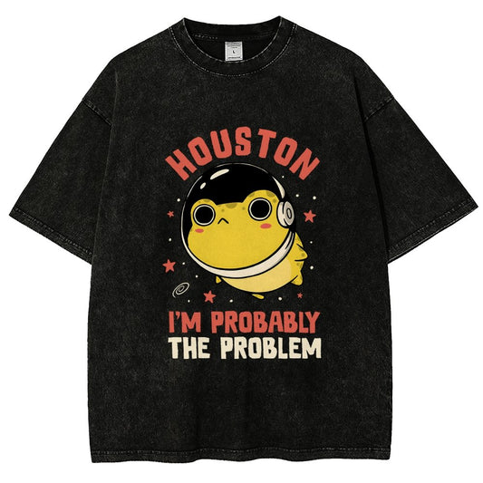 Houston Im Probably The Problem Vintage Distressed T-shirt
