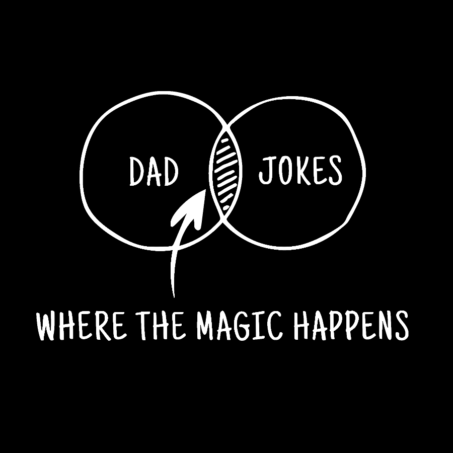 Dad Jokes Where The Magic Happens Geek T-Shirt