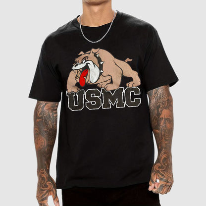 Bulldog USMC Geek T-Shirt