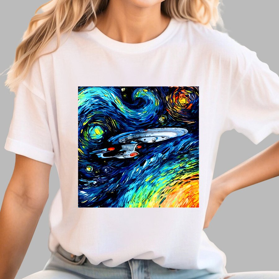 Van Gogh Never Adventurously Went Geek T-Shirt