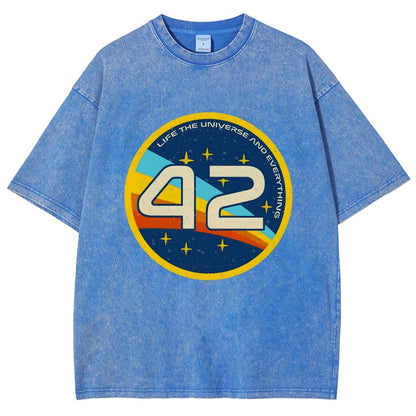 42 The Answer Of Everything Vintage Distressed T-shirt