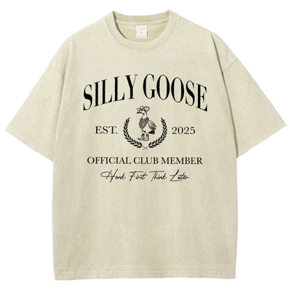 Silly Goose Official Club Vintage Distressed T-shirt