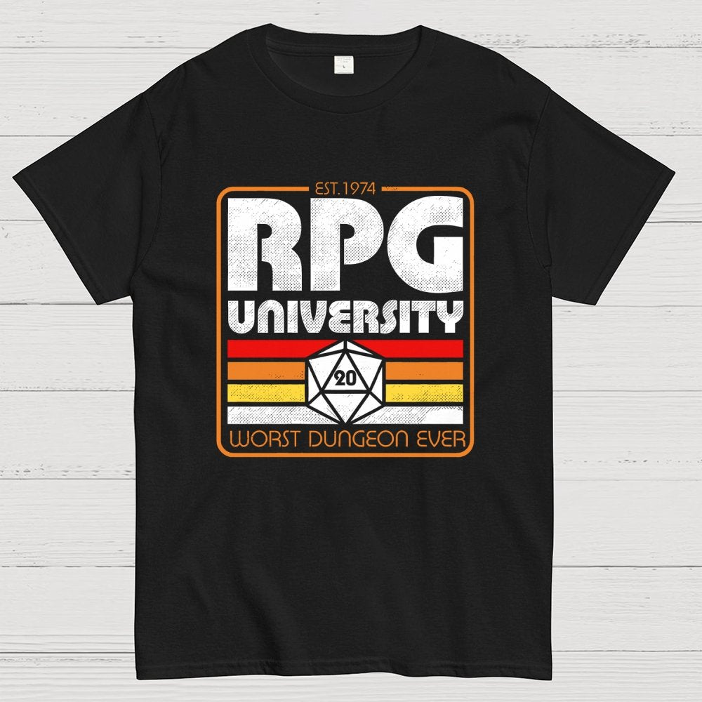 RPG University Vintage Geek T-Shirt