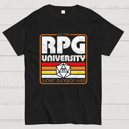 RPG University Vintage Geek T-Shirt