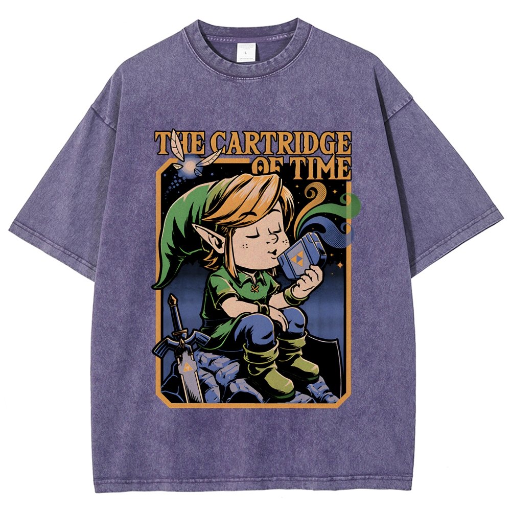 Vintage Game Elf Vintage Distressed T-shirt
