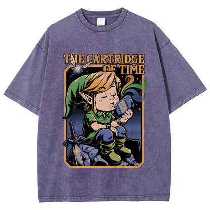 Vintage Game Elf Vintage Distressed T-shirt