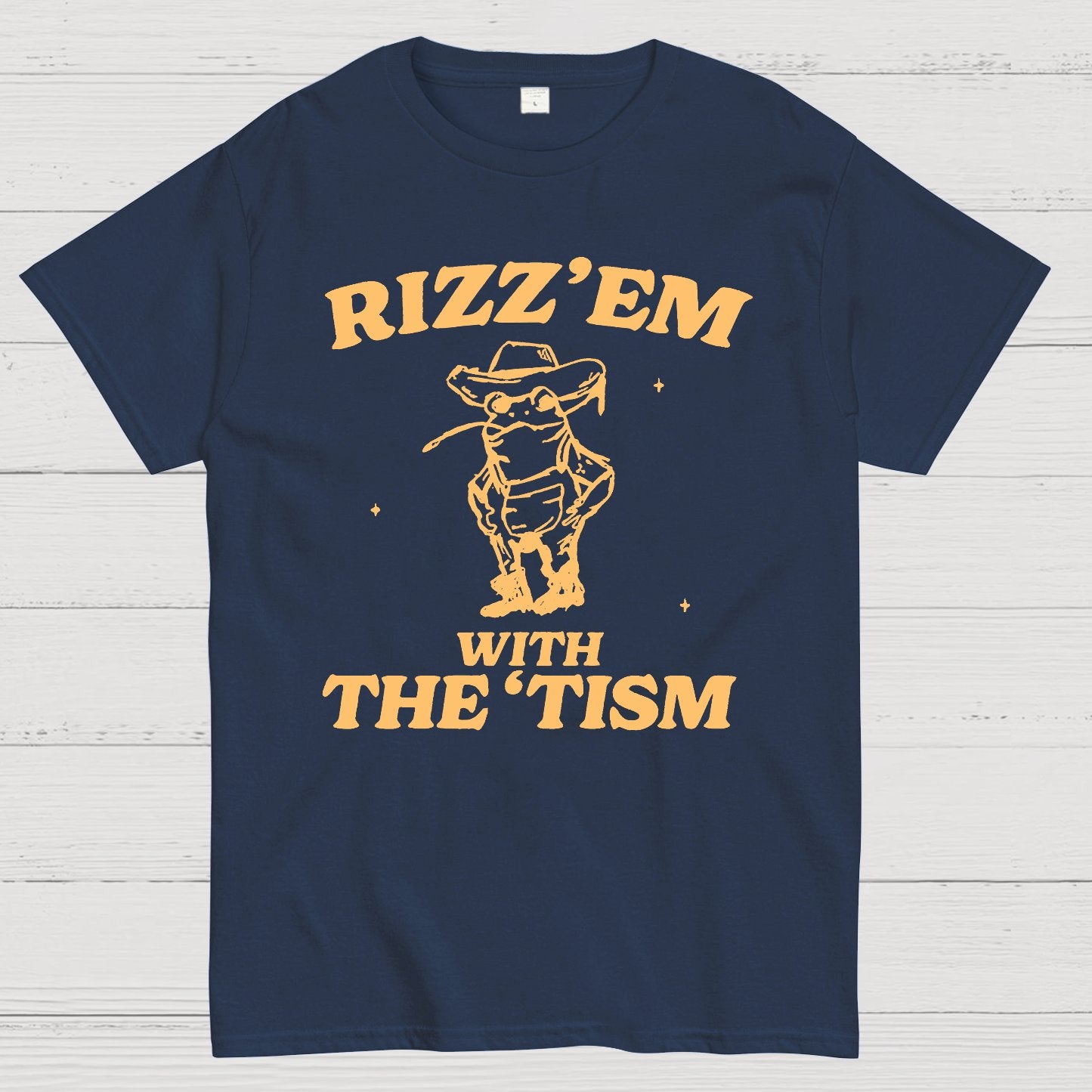 Rizz Em With The Tism Geek T-Shirt