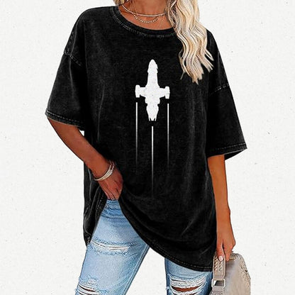 Firefly Starship Silhouette Vintage Distressed T-shirt