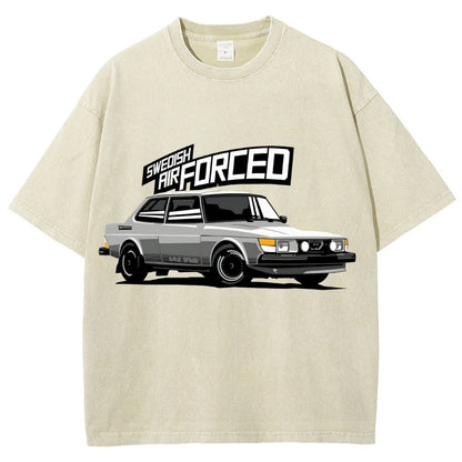Sweoish Airforced Vintage Distressed T-shirt