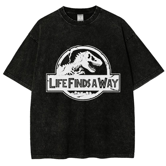 Life Finds A Way Vintage Distressed T-shirt