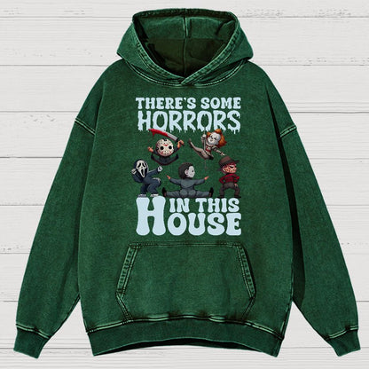 Halloween Horror Movies Vintage Distressed Hoodie