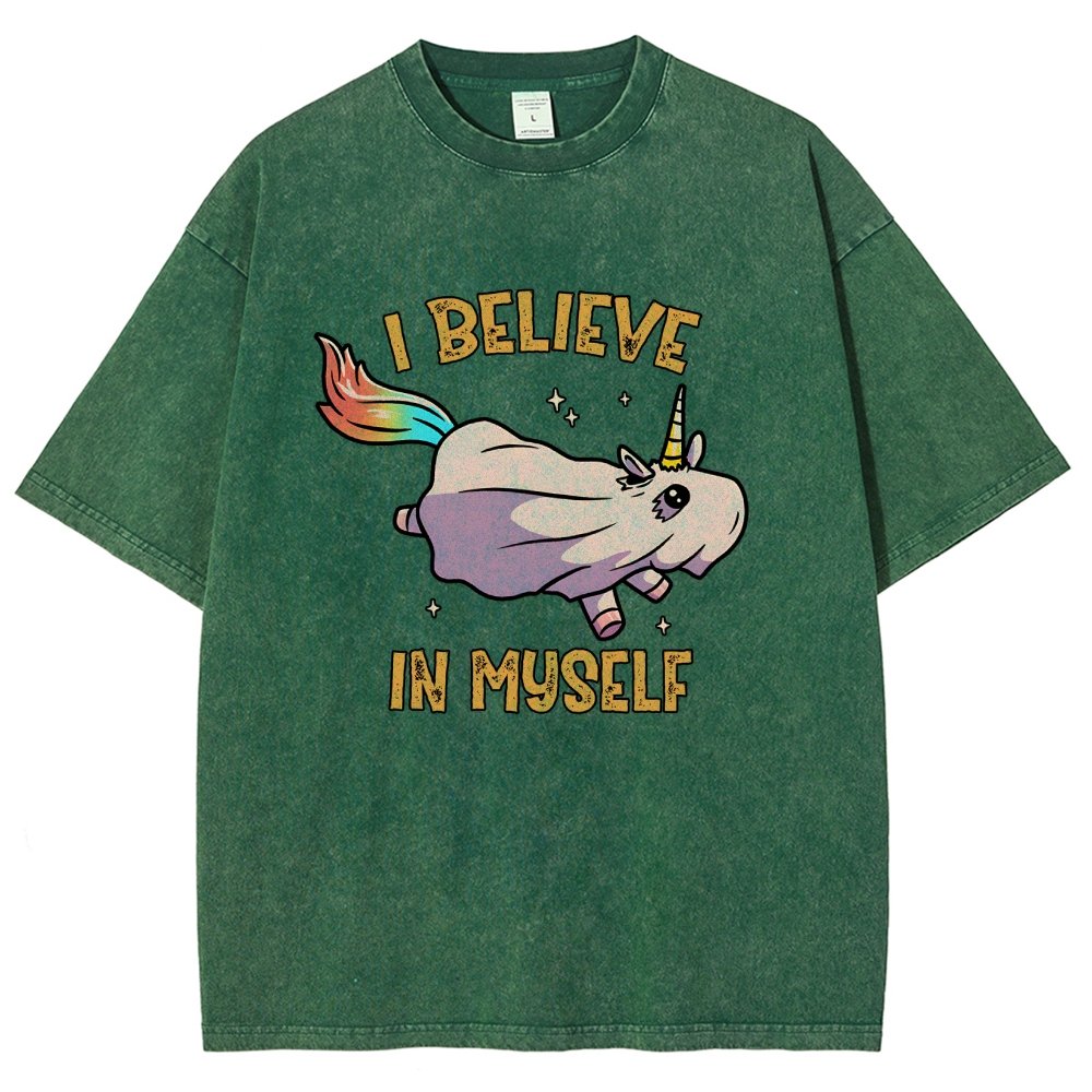 I Believe In Myself Vintage Distressed T-shirt