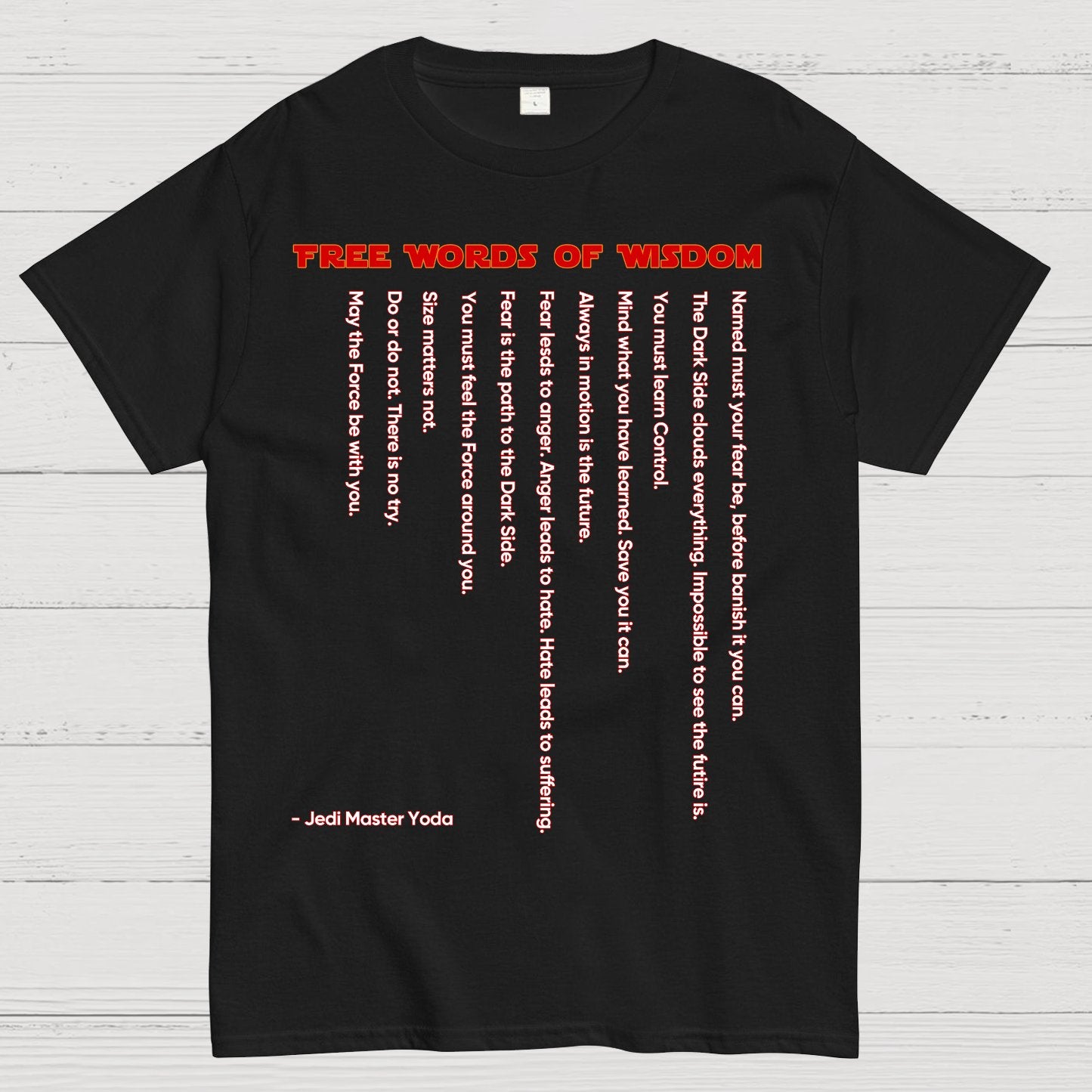 Free Wisdom Language Geek T-Shirt