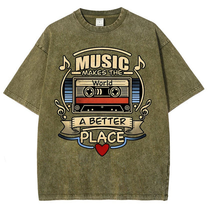 Music love Vintage Distressed T-shirt