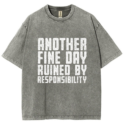 Another Fine Day Vintage Distressed T-shirt