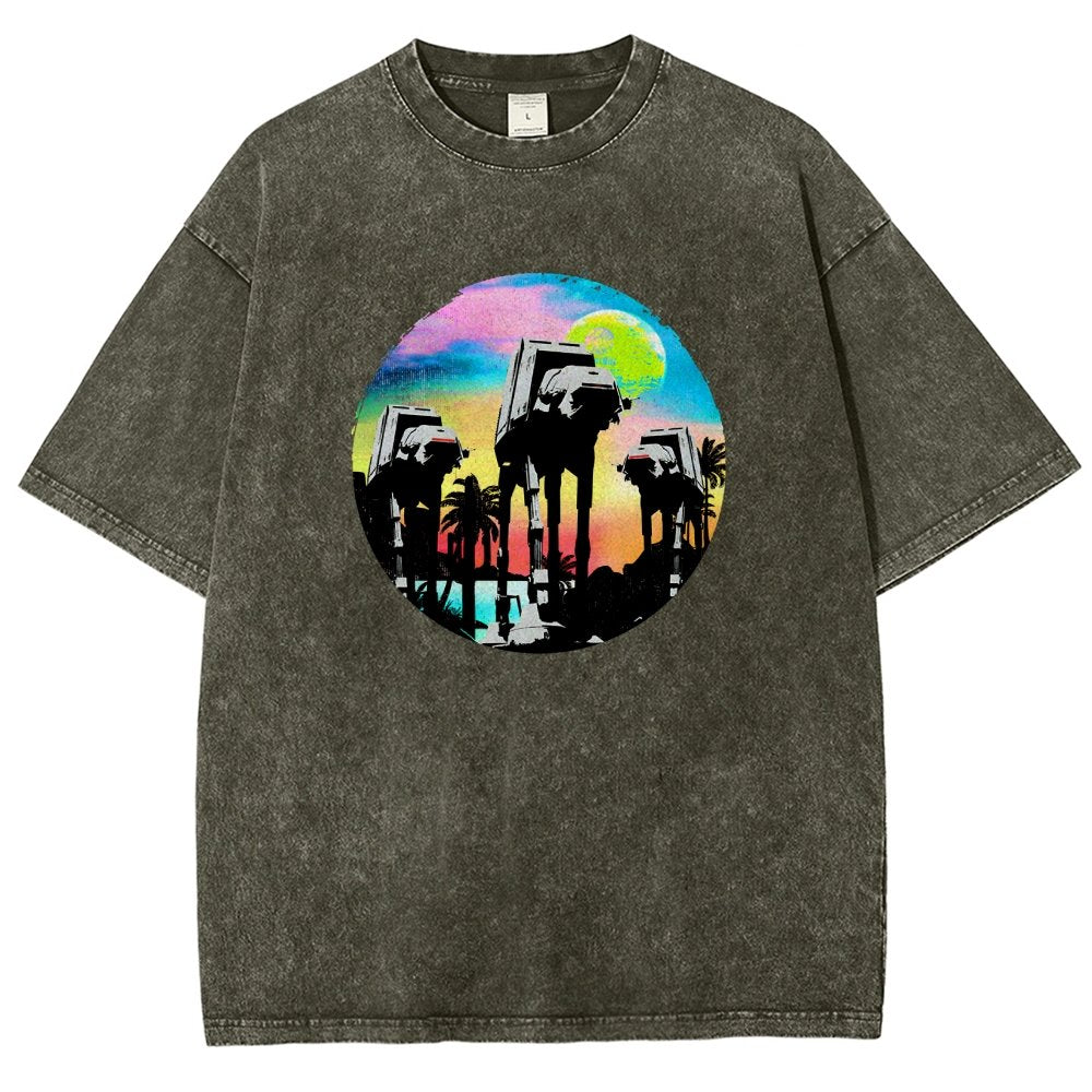 Retro Walker Adventure Vintage Distressed T-shirt