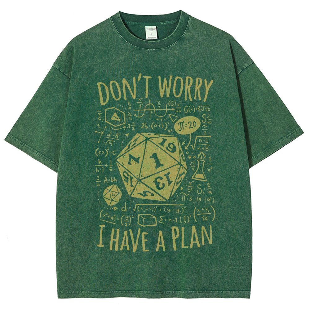 I Have A Plan Vintage Distressed T-shirt