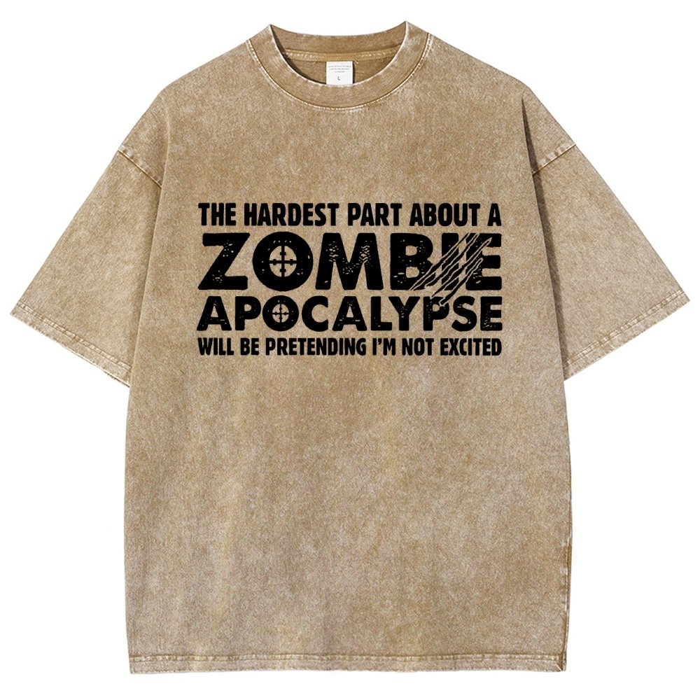 Zombie Apocalypse Vintage Distressed T-shirt