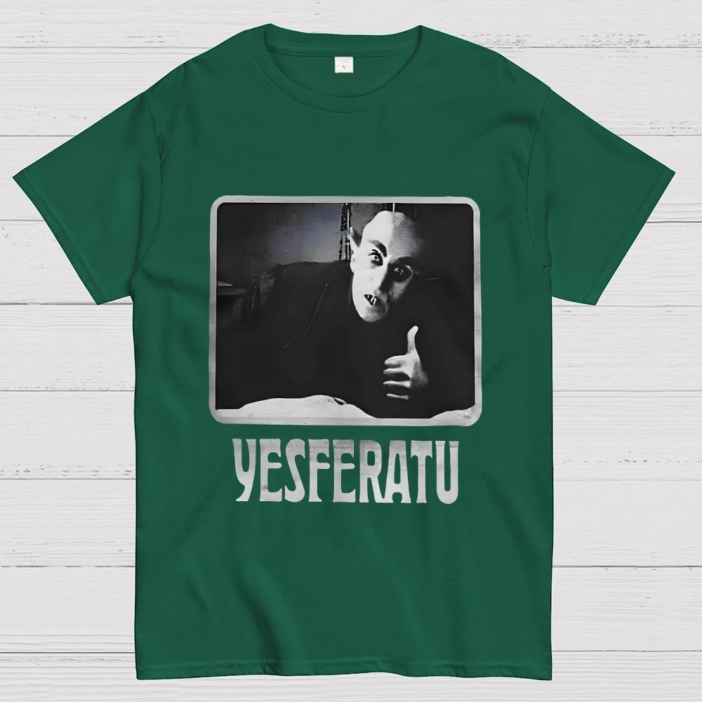 Yesferatu Funny Horror Retro Unisex Geek T-Shirt