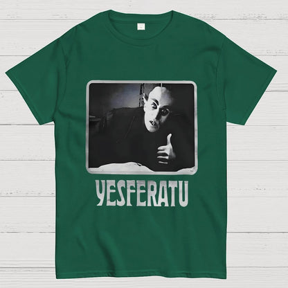 Yesferatu Funny Horror Retro Unisex Geek T-Shirt