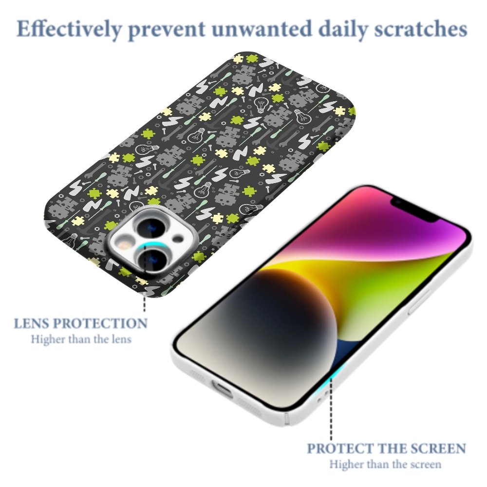 Space Planet Stick Figure Phone Cases