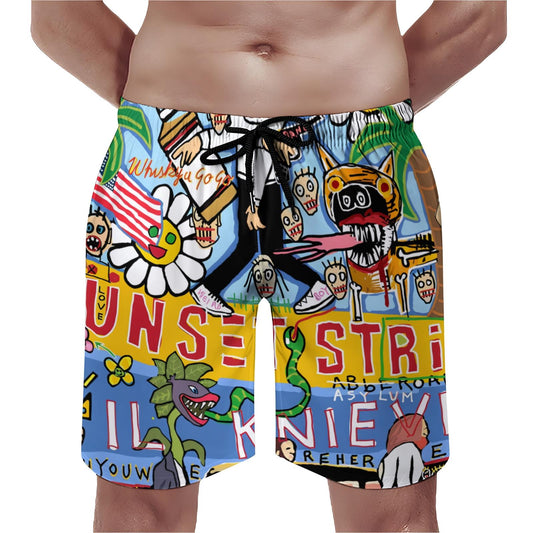 Vintage Graffiti Geek Shorts