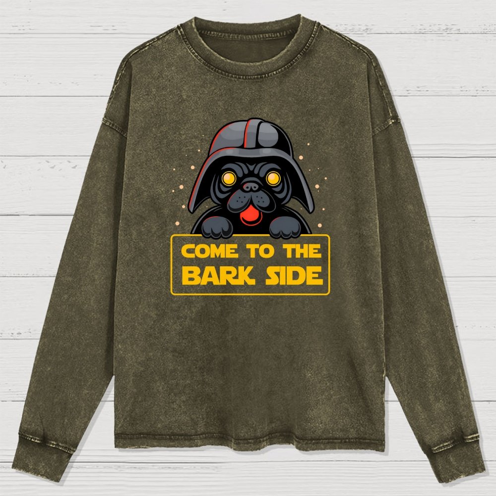 Come To The Howl Side Washed Long Sleeve Tee