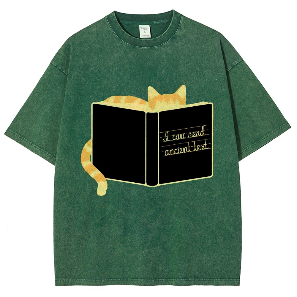 Ancient Text Vintage Distressed T-shirt