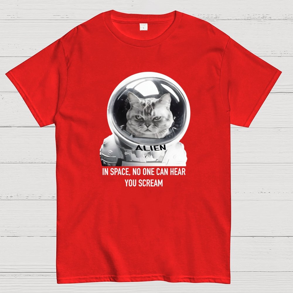 In Space No One Can Hear You Scream Geek T-Shirt