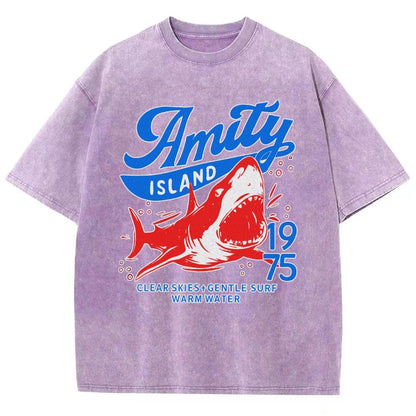 Seaside Town 1975 Vintage Distressed T-shirt